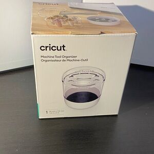 Cricut Clear and White Machine Tool Organizer